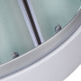 Душовий бокс Lidz Tani SB100x100.SAT.LOW.FR, скло Frost 4 мм