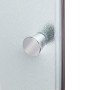 Душовий бокс Lidz Kubis SB90x90.SAT.LOW.FR, скло Frost 4 мм