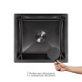 Мийка для кухні інтегрована під стільницю Lidz Handmade H4843B Brushed Black PVD 3,0/1,0 мм LDH4843BRUBLM49440