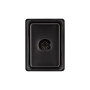 Мийка для кухні інтегрована Lidz Handmade H6845B Brushed Black PVD 3,0/1,0 мм LDH6845BRUBLM49456