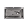 Мийка для кухні інтегрована Lidz Handmade H7545 Brushed Steel 3,0/1,0 мм LDH7545BRU49457