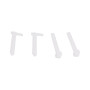 Клавіша змиву Qtap Standard 152x236x28 мм, White, кругла QTSTD164W49468