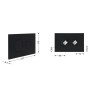Клавіша змиву Qtap Standard 152x236x28 мм, Matt Black, кругла QTSTD164BLM49470