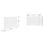 Клавіша змиву Qtap Standard 152x236x28 мм, White, лінійна QTSTD164W49471