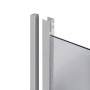 Lidz Набор: Душевая кабина Latwa SC90x90.SAT.LOW.DGR, полукруглая, стекло тонированное 4 мм + Душевой поддон Kapielka ST90x90x14