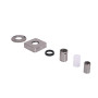 Кронштейн стійки Lidz (34,5х53х53) для душових систем Kubis 1033,1030 Nickel LDKUB3455353N49524