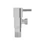 Кран кутовий Thermo Alliance Standart (палочка) 1/2"ЗЗ, нерж, хром, керам. буксу TAS349W1515