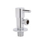 Кран кутовий Thermo Alliance Standart (палочка) 1/2"ЗЗ, нерж, хром, керам. буксу TAS349W1515