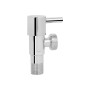 Кран кутовий Thermo Alliance (палочка) Standart 1/2"Зх3/4"З, нерж, хром, керам. буксу TAS349W1520