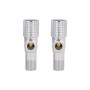 Комплект кутових кранів Thermo Alliance Standart (круг, чорний) 1/2"ЗЗ, нерж, хром, керам. буксу TAS350W1515B
