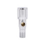 Кран кутовий (круг) Thermo Alliance Standart 1/2"ЗЗ, нерж, хром, керам. буксу TAS351W1515