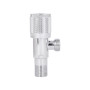 Кран кутовий (круг) Thermo Alliance Standart 1/2"ЗЗ, нерж, хром, керам. буксу TAS351W1515