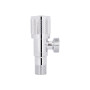 Кран кутовий (круг) Thermo Alliance Standart 1/2"Зх3/4"З, нерж, хром, керам. буксу TAS351W1520