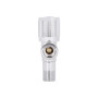 Кран кутовий (круг) Thermo Alliance Standart 1/2"Зх3/4"З, нерж, хром, керам. буксу TAS351W1520