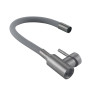 Змішувач для кухні Lidz Aria 015F3 (k35) з гнучким виливом LDARI015F3GGRP49565 Graphite/Grey