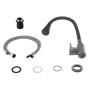 Змішувач для кухні Lidz Aria 015F31 (k35) з гнучким виливом LDARI015F31BGRP49566 Graphite/Black