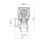 Клапан запобіжний 1/2"ВЗ (2.5 бар) Thermo Alliance Standart TAS24425