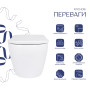 Унітаз підвісний Qtap Robin ML Ultra Quiet 490x365x325 мм, з сидінням Soft-close MagLock, White QTROBML26W49621