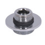Гайка кріплення стійки Qtap (19,5х35х35) для душової системи Vlasta New Chrome QTVLA1953535CRM49699
