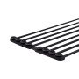 Сушарка на кухонну мийку з присоскою Lidz Acsis LA09 Black, кругла основа, для посуду 440х234 мм LDACSLA09BLM49777