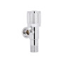 Кран кутовий (круг) Thermo Alliance Standart 1/2"Зх3/4"З, нерж, хром, керам. буксу TAS351W1520