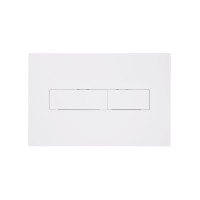 Клавіша змиву Qtap Standard 152x236x28 мм, White, лінійна QTSTD164W49471