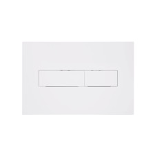 Клавіша змиву Qtap Standard 152x236x28 мм, White, лінійна QTSTD164W49471