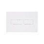 Клавіша змиву Qtap Standard 152x236x28 мм, White, лінійна QTSTD164W49471