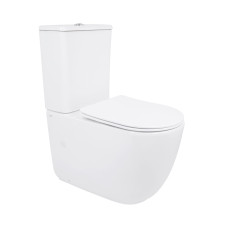 Унітаз підлоговий Qtap Leo Ultra Quiet 620×355×790 мм з сидінням Soft-close, White QTLEO27W49261