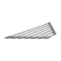 Сушарка на кухонну мийку кутова Lidz Acsis LA19 Gray, плоска основа, для посуду 430х175х10 мм LDACSLA19GRA49772