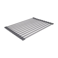 Сушарка на кухонну мийку Lidz Acsis LA13 Gray, плоска основа, для посуду 430х303 мм LDACSLA13GRA49767