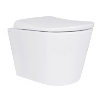 Унітаз підвісний Qtap Scorpio ML Ultra Quiet 490x365x325 мм, з сидінням Soft-close MagLock, White QTSCOML26W49622