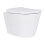 Унітаз підвісний Qtap Scorpio ML Ultra Quiet 490x365x325 мм, з сидінням Soft-close MagLock, White QTSCOML26W49622