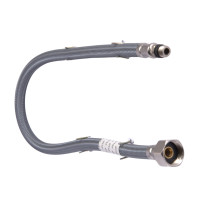 Шланг підключення, коротка голка Qtap (595х13,5х13,5) для змішувача для кухні з висувним виливом Vlasta New QTVLA59513513549682
