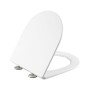 Сидіння для унітазу Qtap (Taurus 490) 422x360x30 мм, White, з мікроліфтом, Slim Duroplast, Quick Release QTSC179W49383