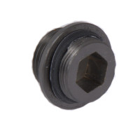 Перехідник на стійку Qtap (16x24,5) для душової системи Gemini Gunmetal Black PVD QTGEM16245GMB50203