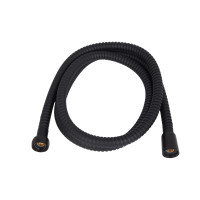 Душовий шланг Qtap (1500x22) для змішувачів та душових систем Gemini Matt Black QTGEM150022BLA50095