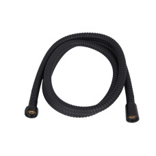 Душовий шланг Qtap (1500x22) для змішувачів та душових систем Gemini Matt Black QTGEM150022BLA50095
