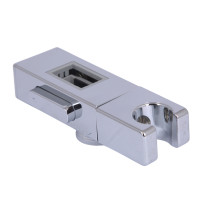 Тримач ручної лійки на стійку ( квадратний ) Qtap (25,2x45x124,5) для душової системи Gemini Chrome QTGEM25245124550126