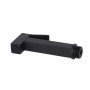 Лійка для ручного душу Qtap (160,5x18,2x56) для змішувача для раковини з гігієнічним душем Gemini Matt Black QTGEM160518256BLA50076