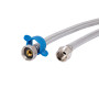 Шланг для води Thermo Alliance Standart 30 см, нерж. обплетення в силіконі, 1/2"ВЗ TAS390W30 
