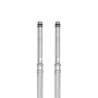 Шланг для змішувача Thermo AllianceStandart 50 см, нерж. обплетення в силіконі, М10x1/2"В довгий (пара) TAS391W50L 