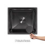 Акційний набір Lidz: мийка Handmade H4843 Black PVD 3,0/1,0 мм + K01B Корзина для кухонной мойки