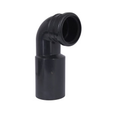 Патрубок Qtap зливний кутовий DN90 112х158х304 мм для інсталяції Standard QTSTD167BL50800