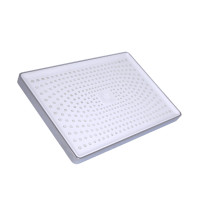 Стельова лійка Qtap (305x210x40) для душової системи Presto Chrome/White QTPRE30521040CRW50580