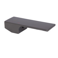 Ручка Qtap (25x42,2x119,7) для змішувачів Gemini Gunmetal Black PVD QTGEM254221197GMB50053