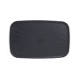 Стельова лійка Qtap (34x190x290) для душових систем Gemini Gunmetal Black PVD QTGEM34190290GMB50069