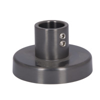 Кріплення стійки Qtap (35x59,5) для душової системи Gemini Gunmetal Black PVD QTGEM35595GMB50206