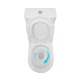 Унитаз напольный Qtap Presto безобідковий з сідінням Soft-close QTPRE27W51022