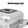 Кухонна мийка Brinex 4848 0,6 мм Micro Decor (BRIN4848MDEC0651258)